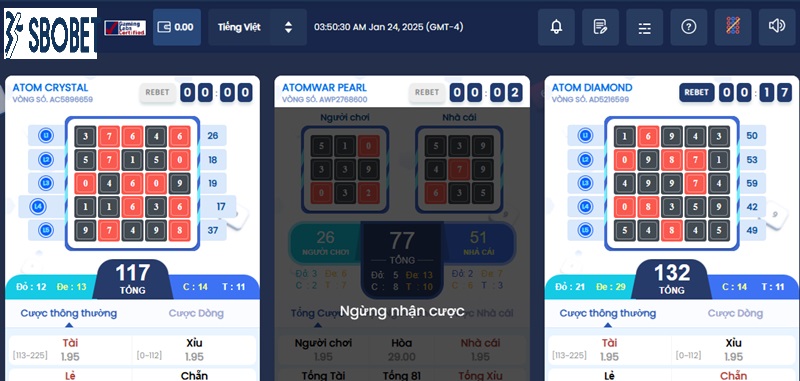 Cách chơi xổ số Atom con so tai Sbobet