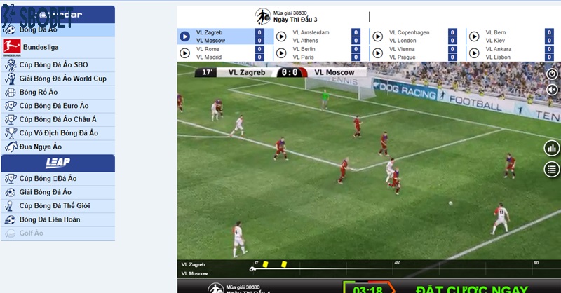 Chiến thuật chơi cá cược bóng đá ảo tại Sbobet